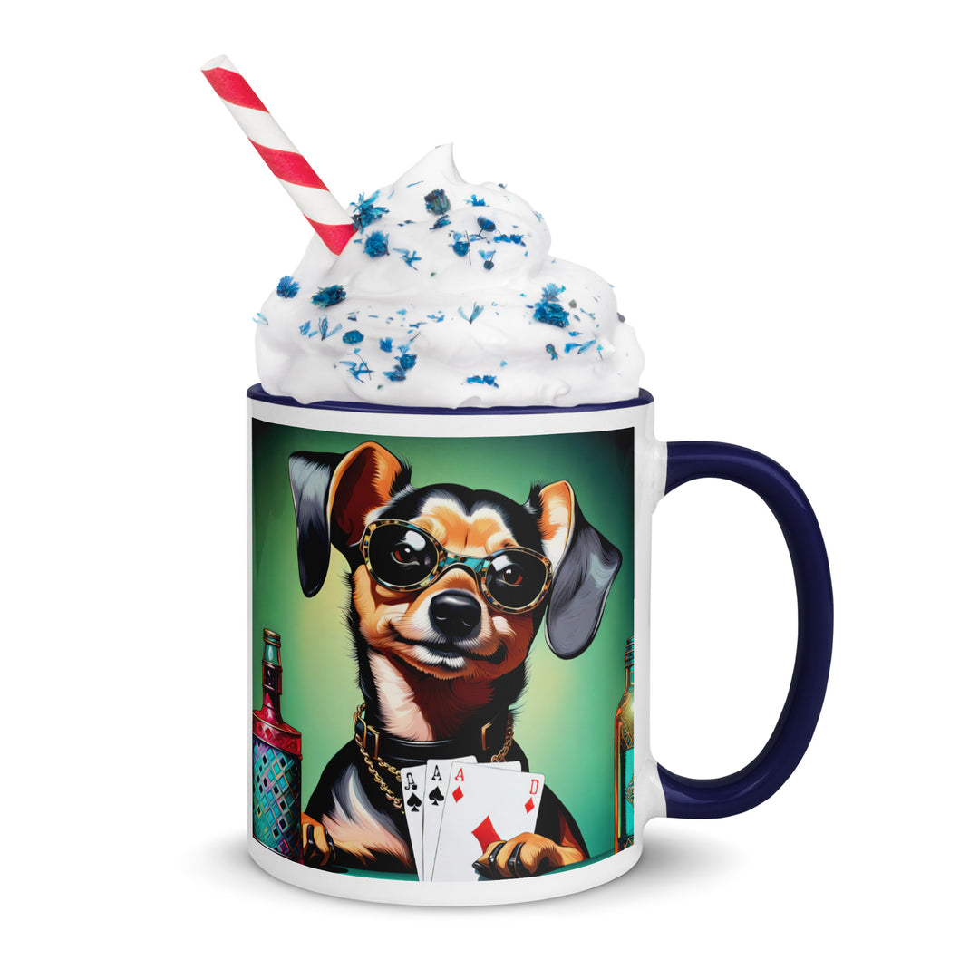 Chiweenie General- Mug with Color Inside v13