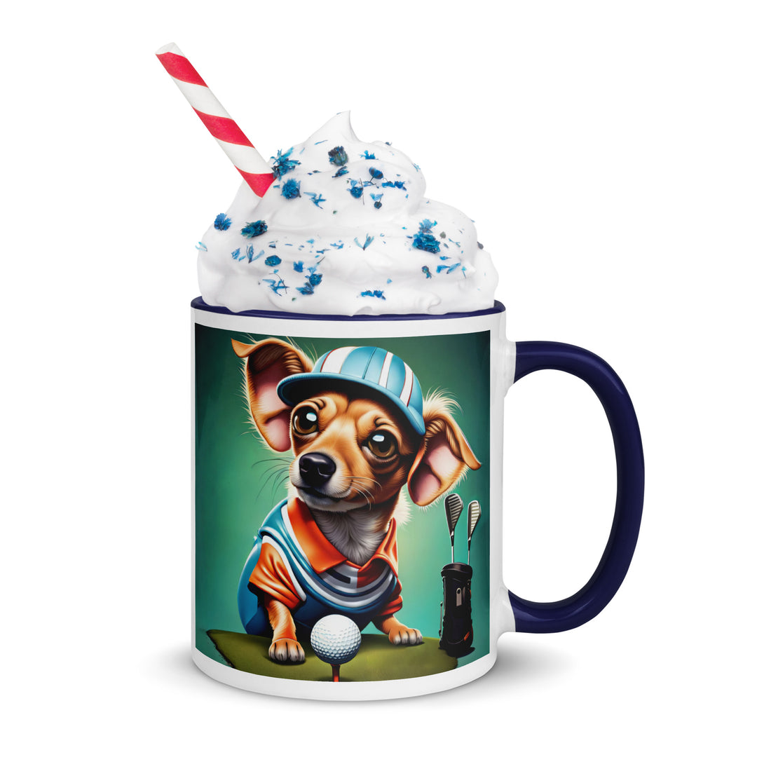 Chiweenie General- Mug with Color Inside v18