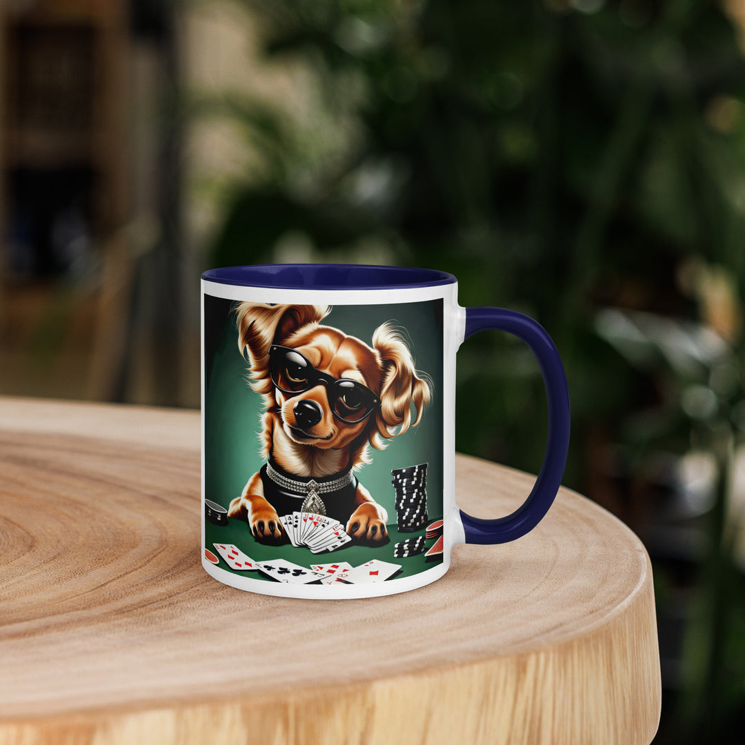 Chiweenie General- Mug with Color Inside v19