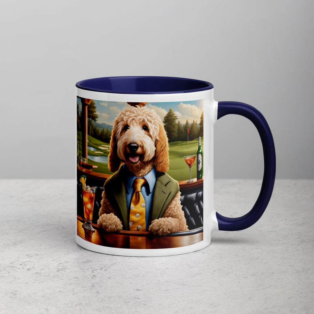 Goldendoodle- Mug with Color Inside v4