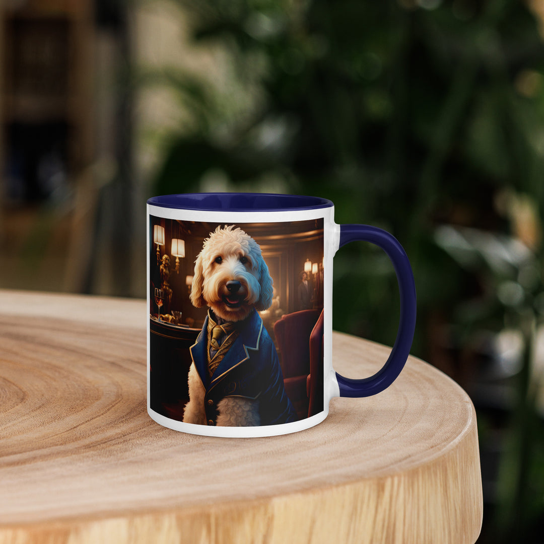 Goldendoodle- Mug with Color Inside v5