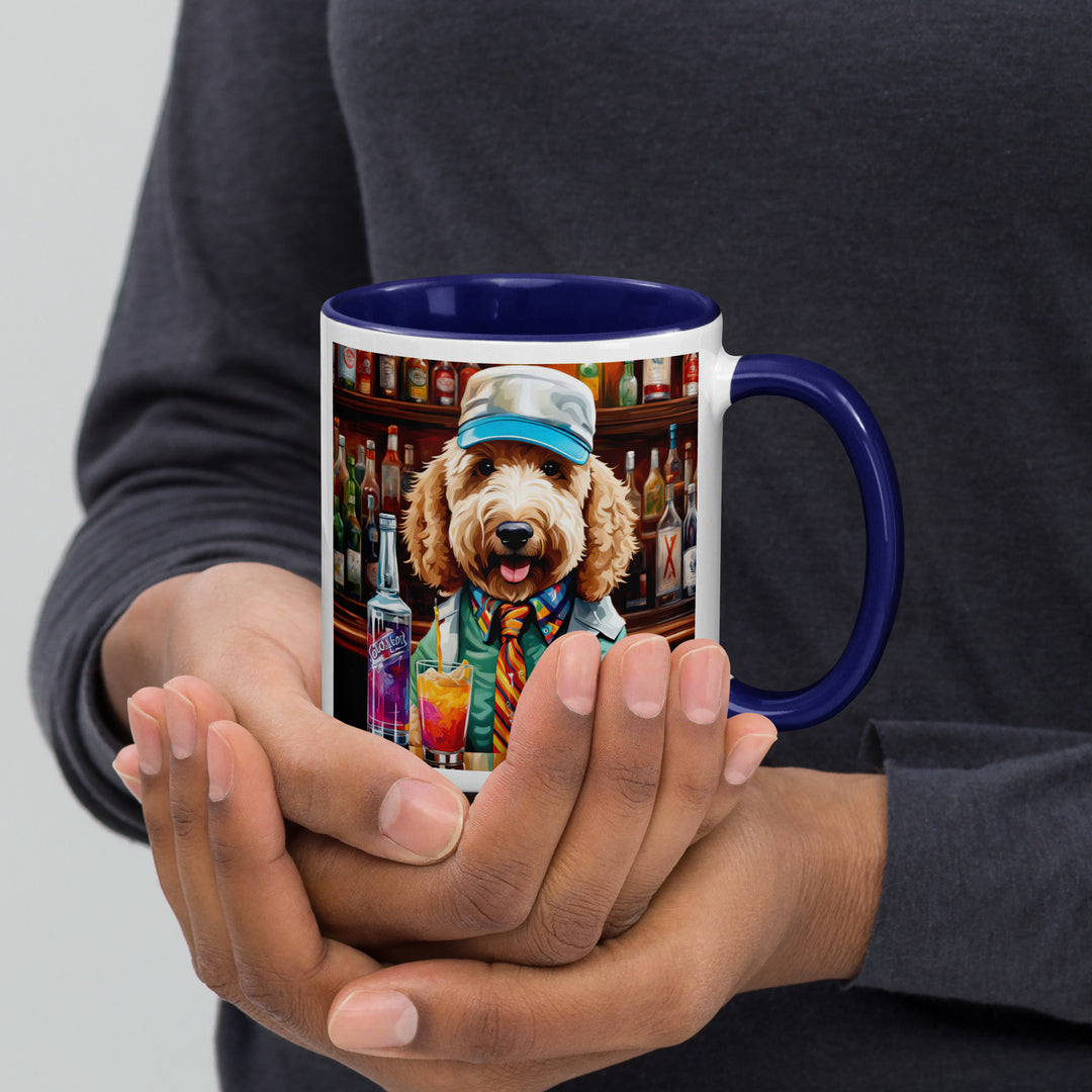 Goldendoodle- Mug with Color Inside v8