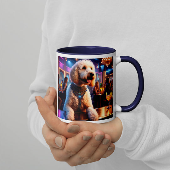 Goldendoodle- Mug with Color Inside v9