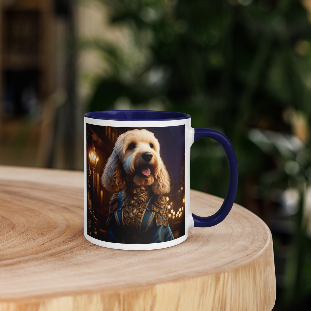 Goldendoodle- Mug with Color Inside v10