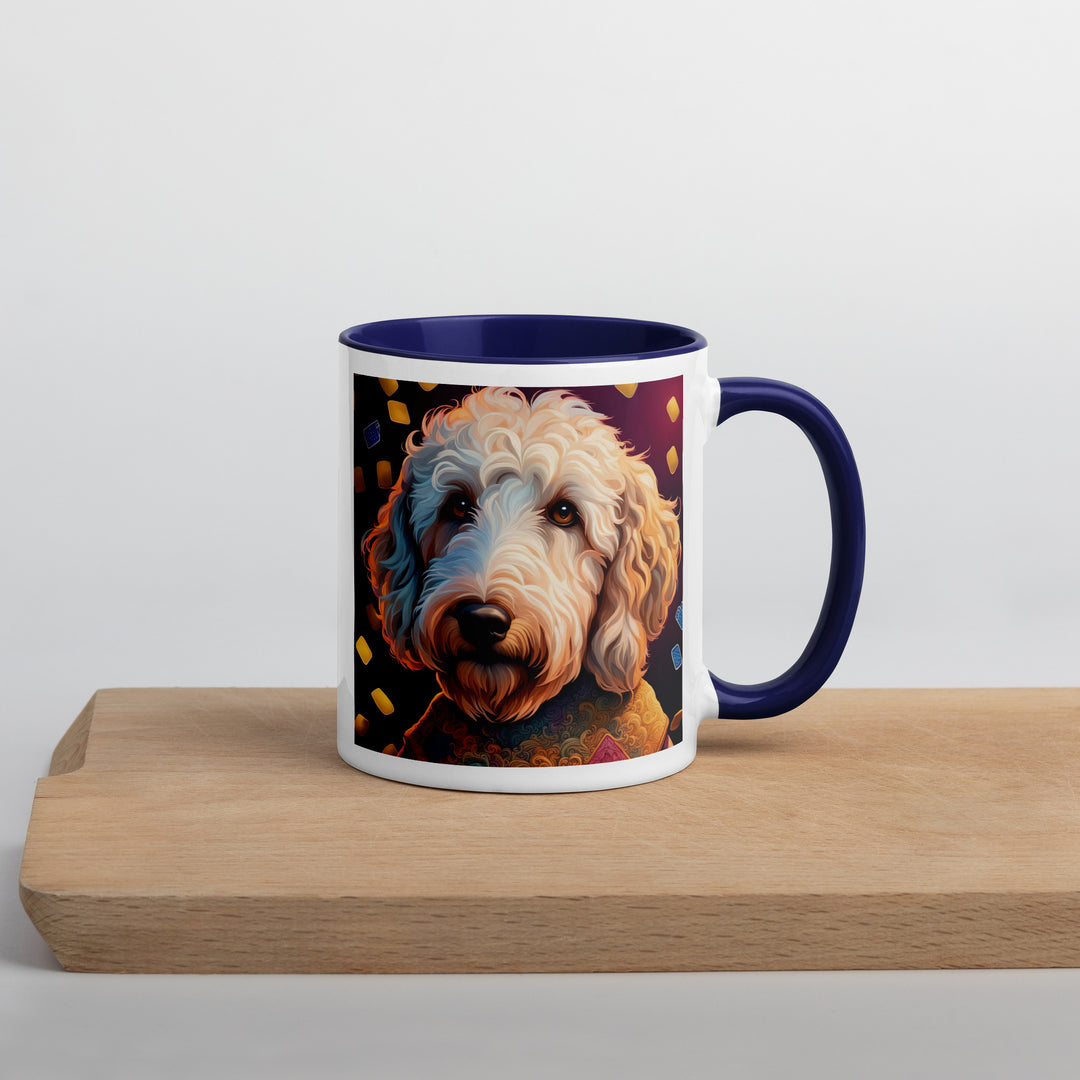 Goldendoodle- Mug with Color Inside v12