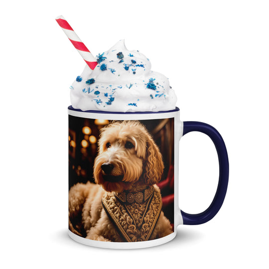 Goldendoodle- Mug with Color Inside v13