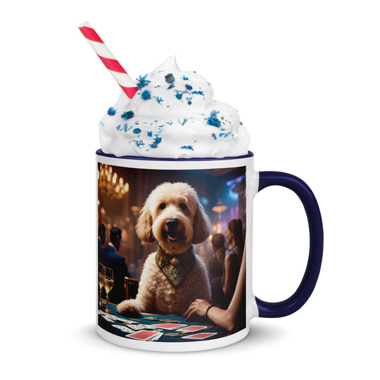 Goldendoodle- Mug with Color Inside v17