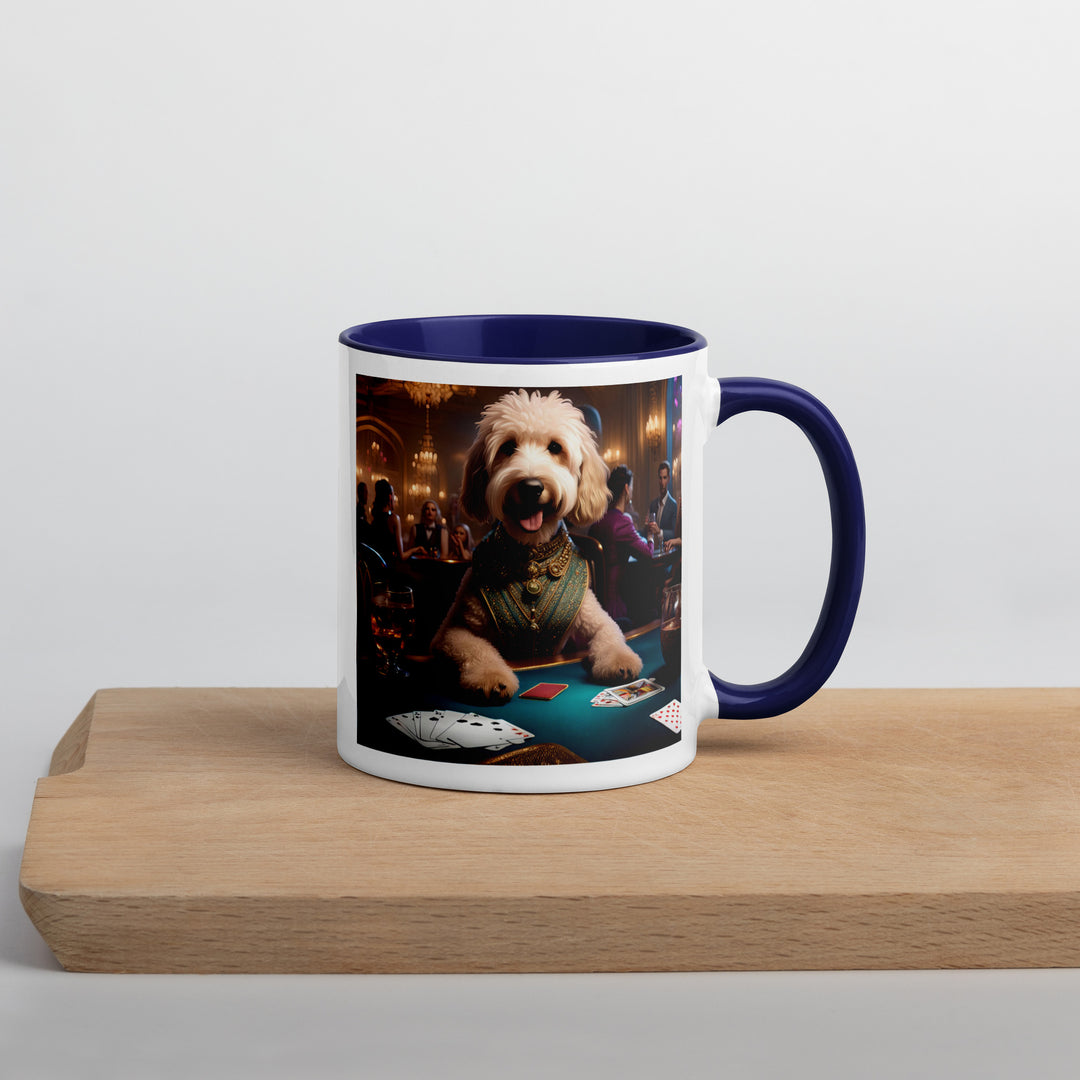 Goldendoodle- Mug with Color Inside v18