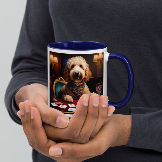 Goldendoodle- Mug with Color Inside v21