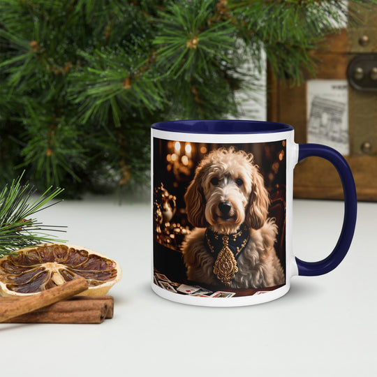 Goldendoodle- Mug with Color Inside v23