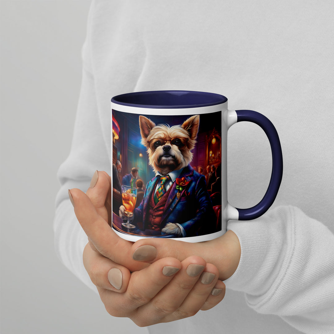 Pekapoo General- Mug with Color Inside v4