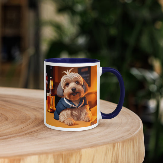 Yorkipoo General- Mug with Color Inside v7