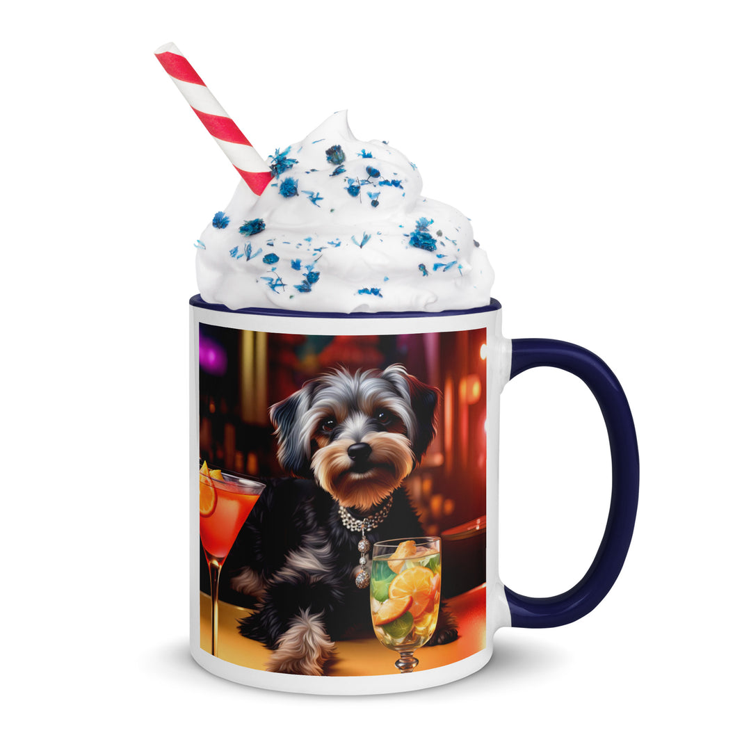 Yorkipoo General- Mug with Color Inside v8