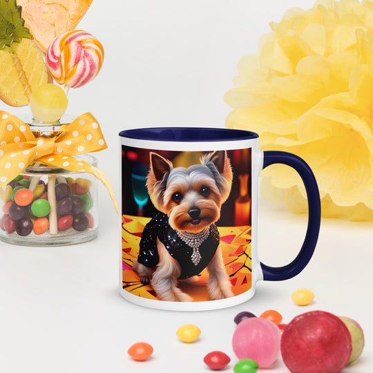 Yorkipoo General- Mug with Color Inside v6