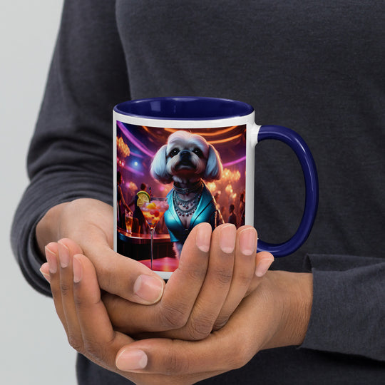 Pugapoo General- Mug with Color Inside v2