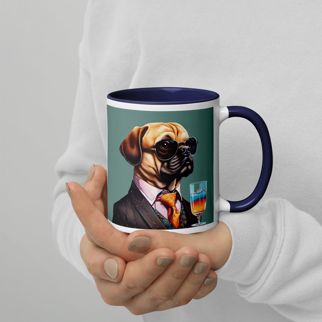 Puggle General- Mug with Color Inside