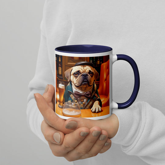 Puggle General- Mug with Color Inside v2