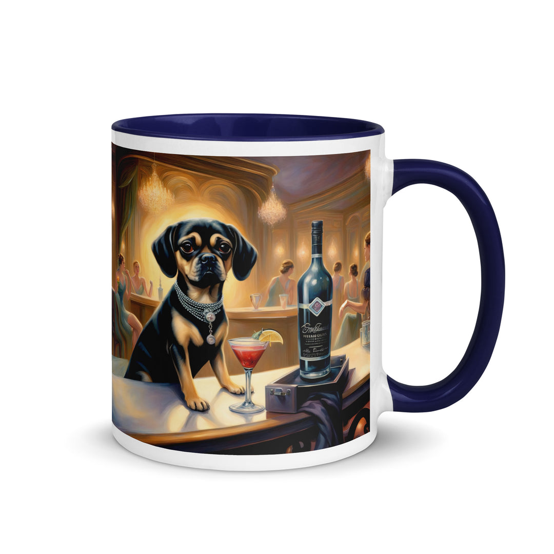 Puggle General- Mug with Color Inside v5