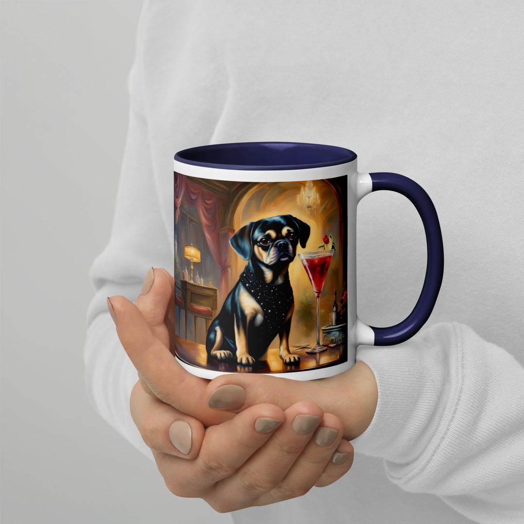 Puggle General- Mug with Color Inside v6