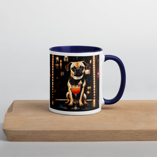 Puggle General- Mug with Color Inside v13