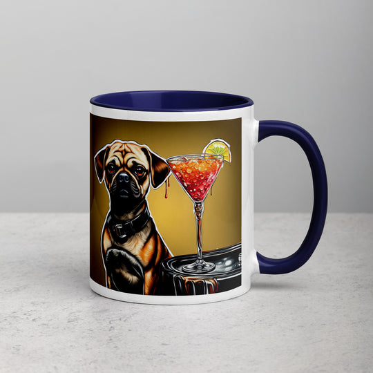 Puggle General- Mug with Color Inside v17