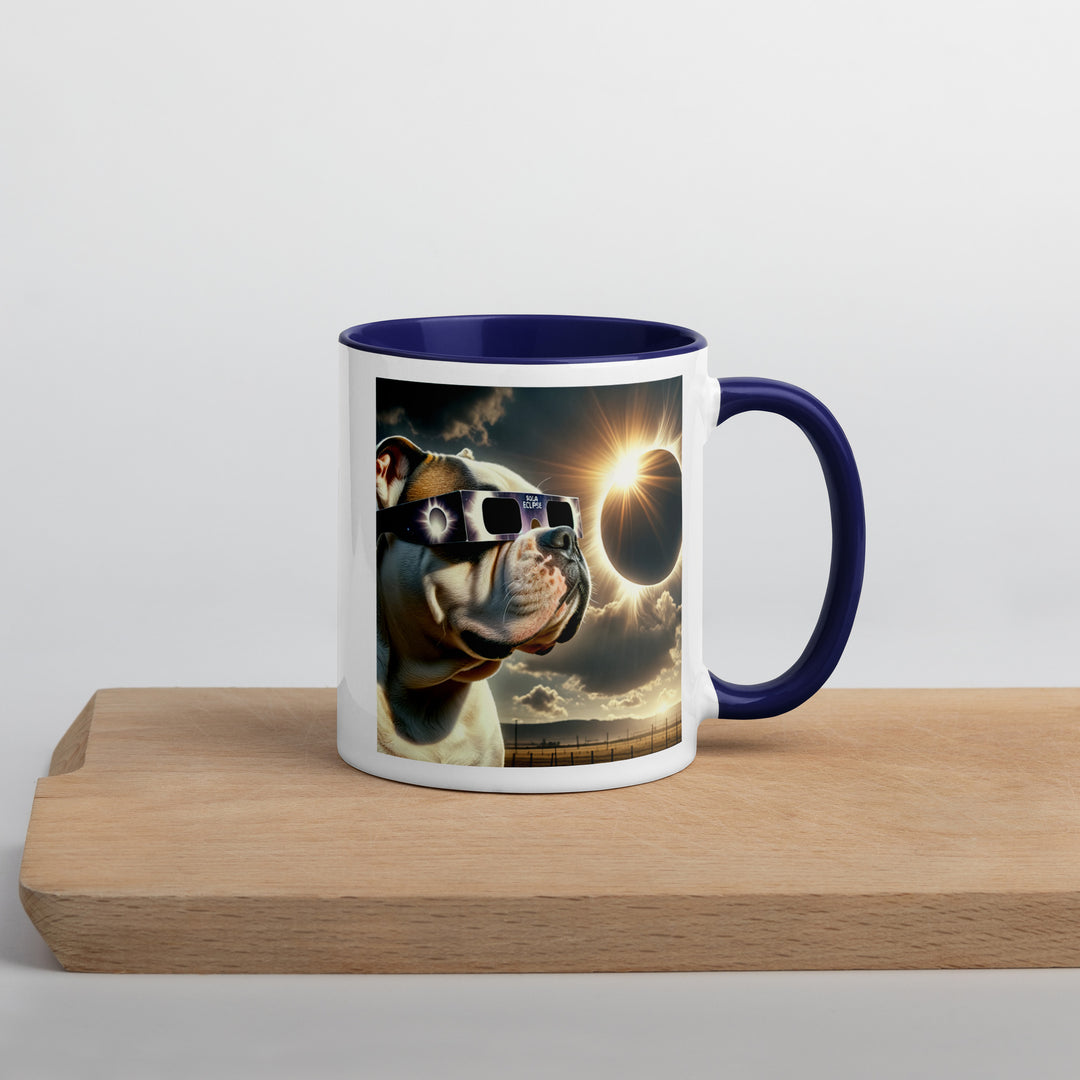 American Bulldog Eclipse- Mug with Color Inside