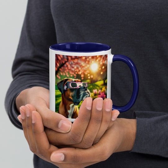 Boxer Eclipse- Mug with Color Inside v2