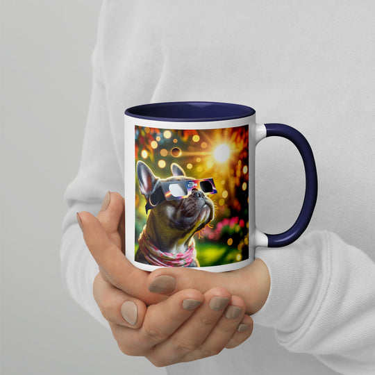 French Bulldog Eclipse- Mug with Color Inside