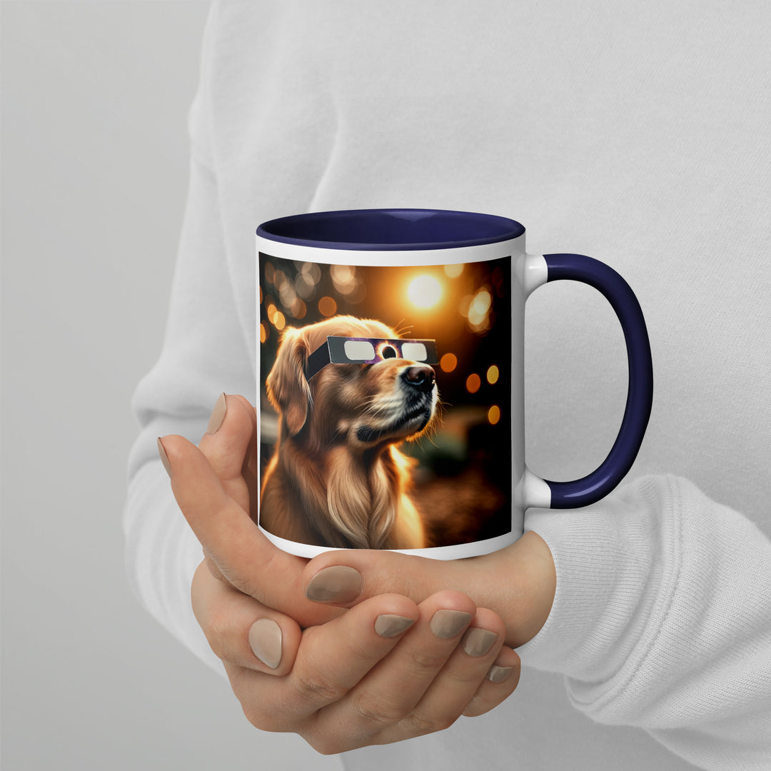 Golden Retriever Eclipse- Mug with Color Inside