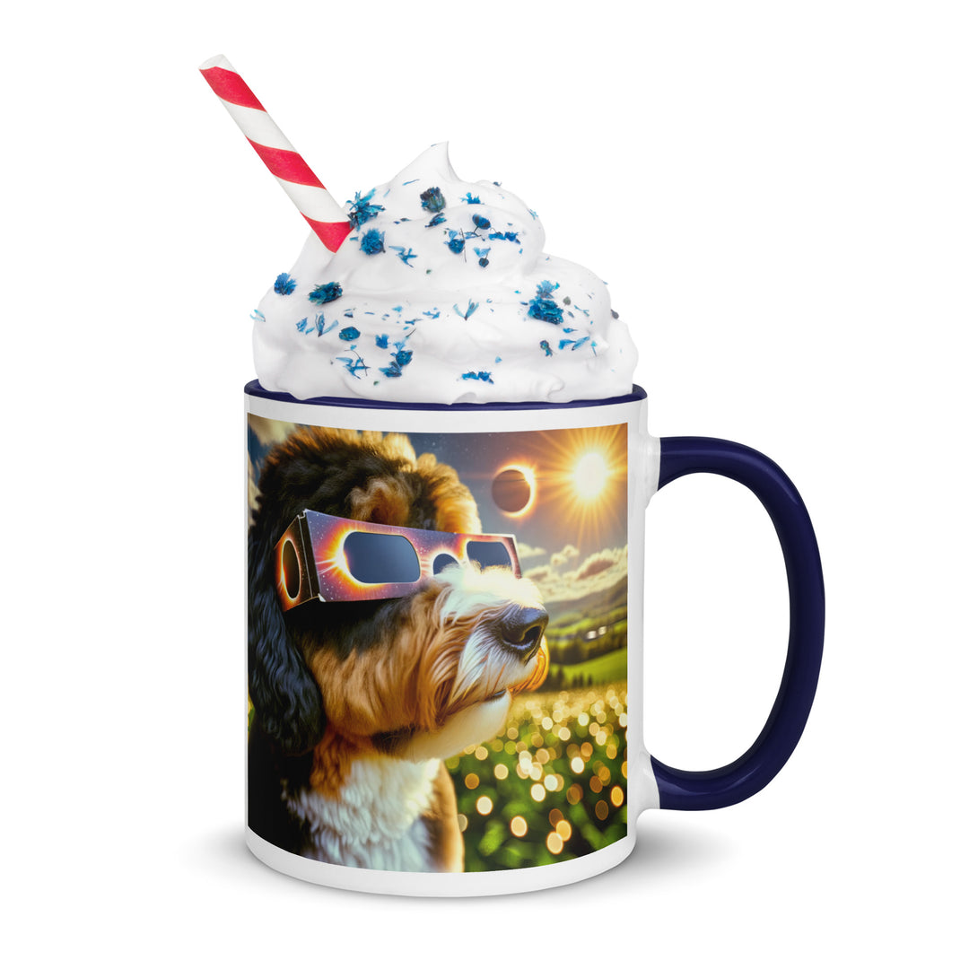 Bernedoodle Eclipse- Mug with Color Inside v2