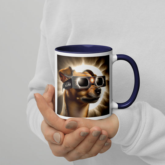 Chiweenie Eclipse- Mug with Color Inside v2