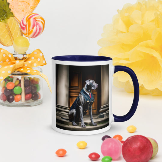 Great Dane- Mug with Color Inside v4
