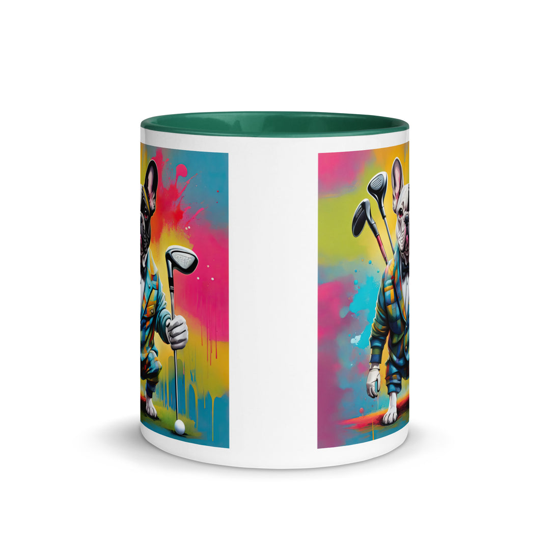 Mug with Color Inside-French Bulldog V2