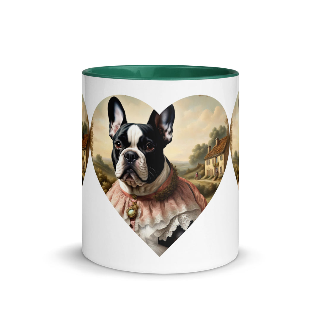 Mug with Color Inside-French Bulldog V6