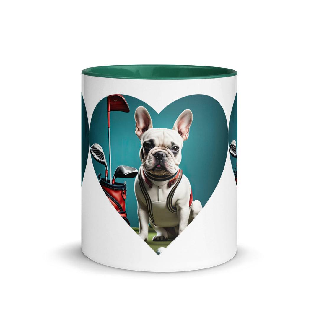 Mug with Color Inside-French Bulldog V7