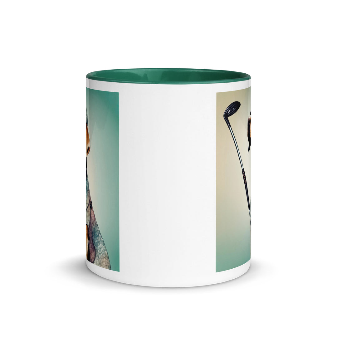 Mug with Color Inside-Labrador Retriever Golfer Labrador Retriever Golfer V18