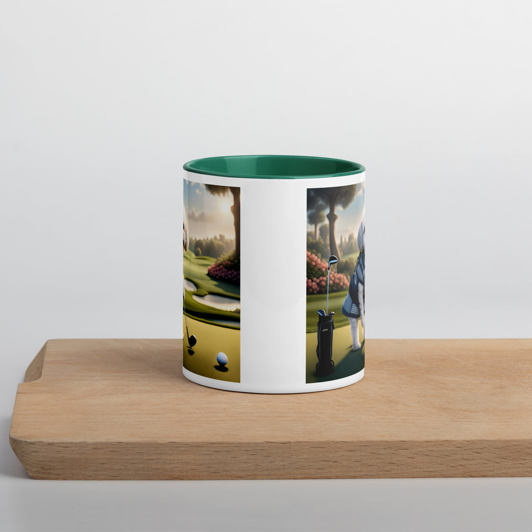 Maltipoo Golfer- Mug with Color Inside