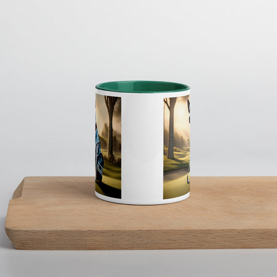 Texas Heeler Golfer- Mug with Color Inside v2