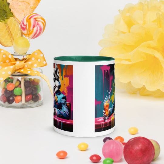 Pomsky General- Mug with Color Inside v7