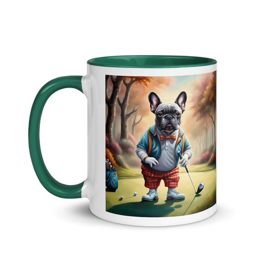 Mug with Color Inside-French Bulldog