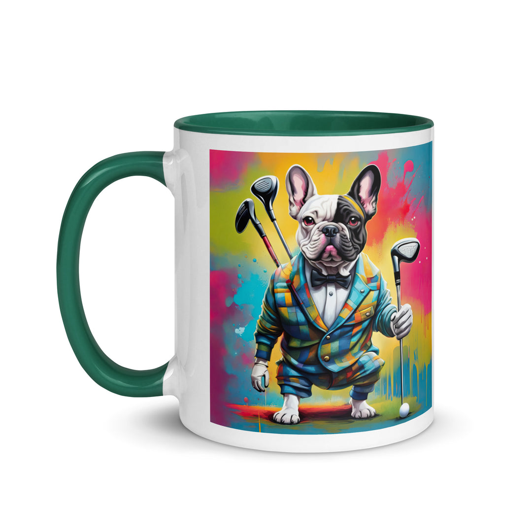 Mug with Color Inside-French Bulldog V2