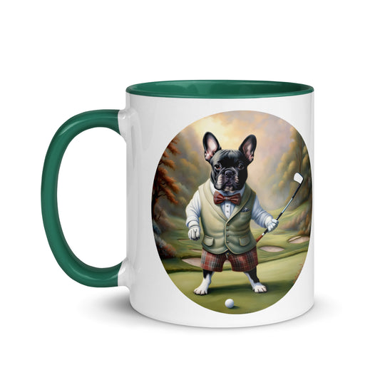 Mug with Color Inside-French Bulldog V3