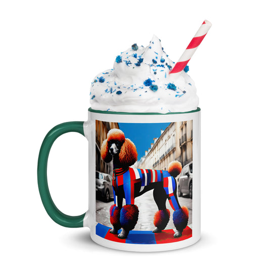 Poodle- Mug with Color Inside