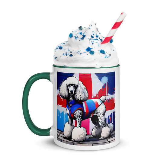 Poodle- Mug with Color Inside v2