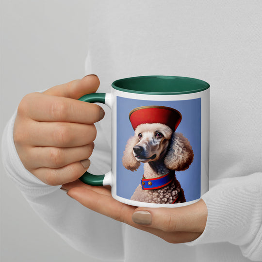 Poodle- Mug with Color Inside v3