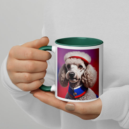 Poodle- Mug with Color Inside v5