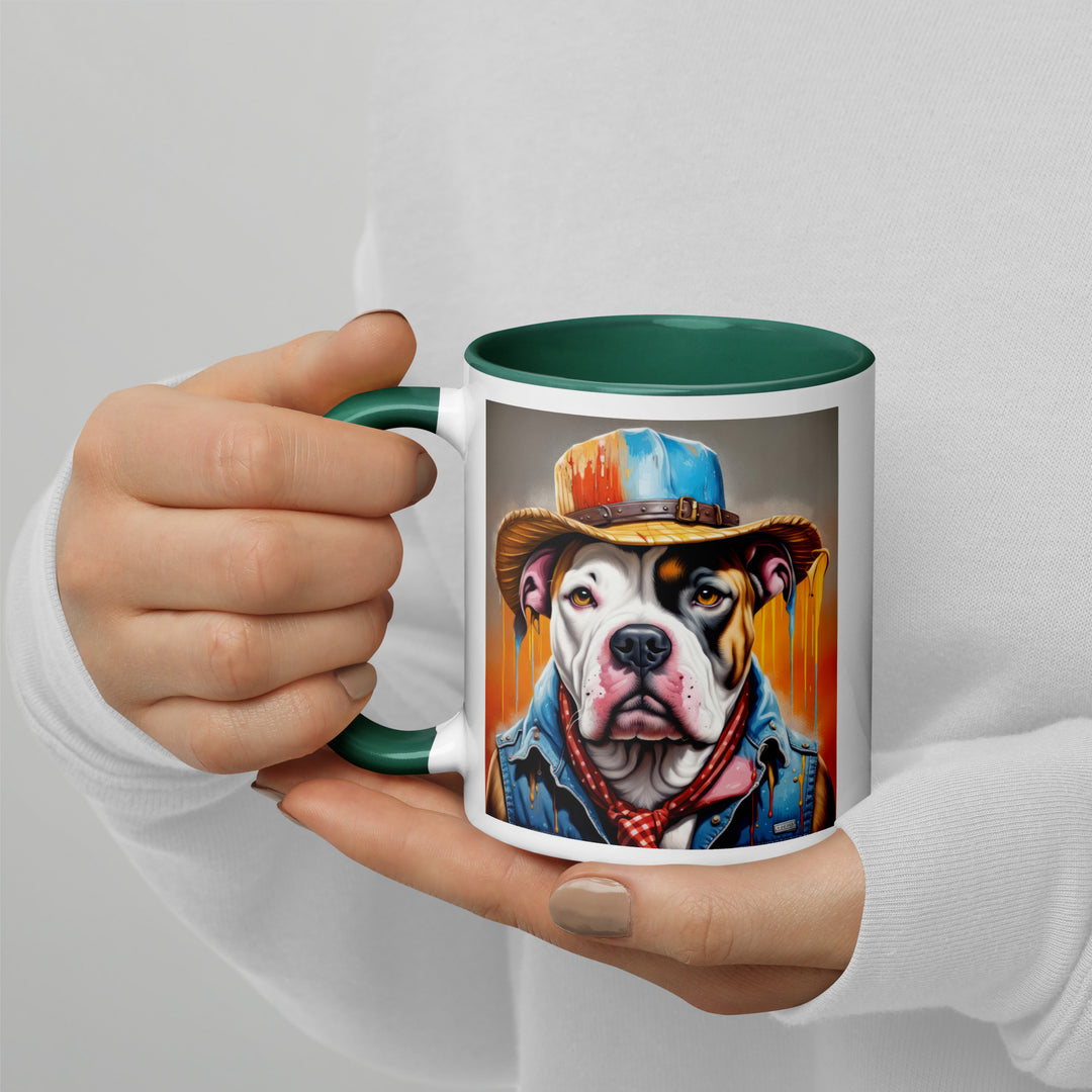 American Bulldog- Mug with Color Inside