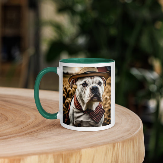 American Bulldog- Mug with Color Inside v3