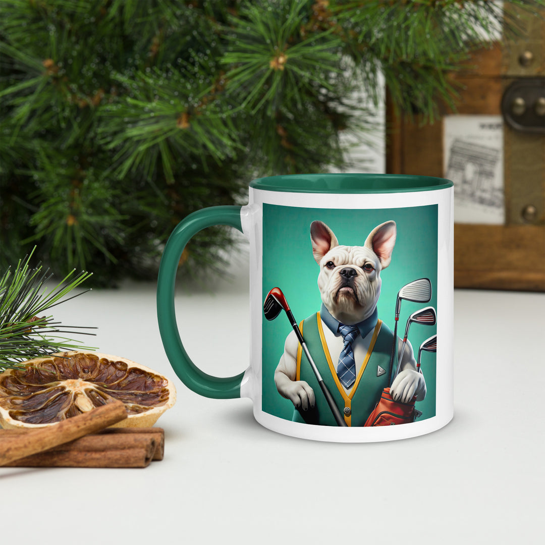 American Bulldog Golfer- Mug with Color Inside