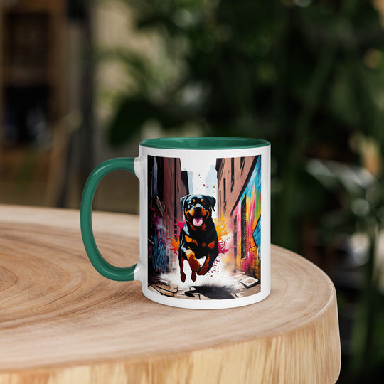 Rottweiler- Mug with Color Inside